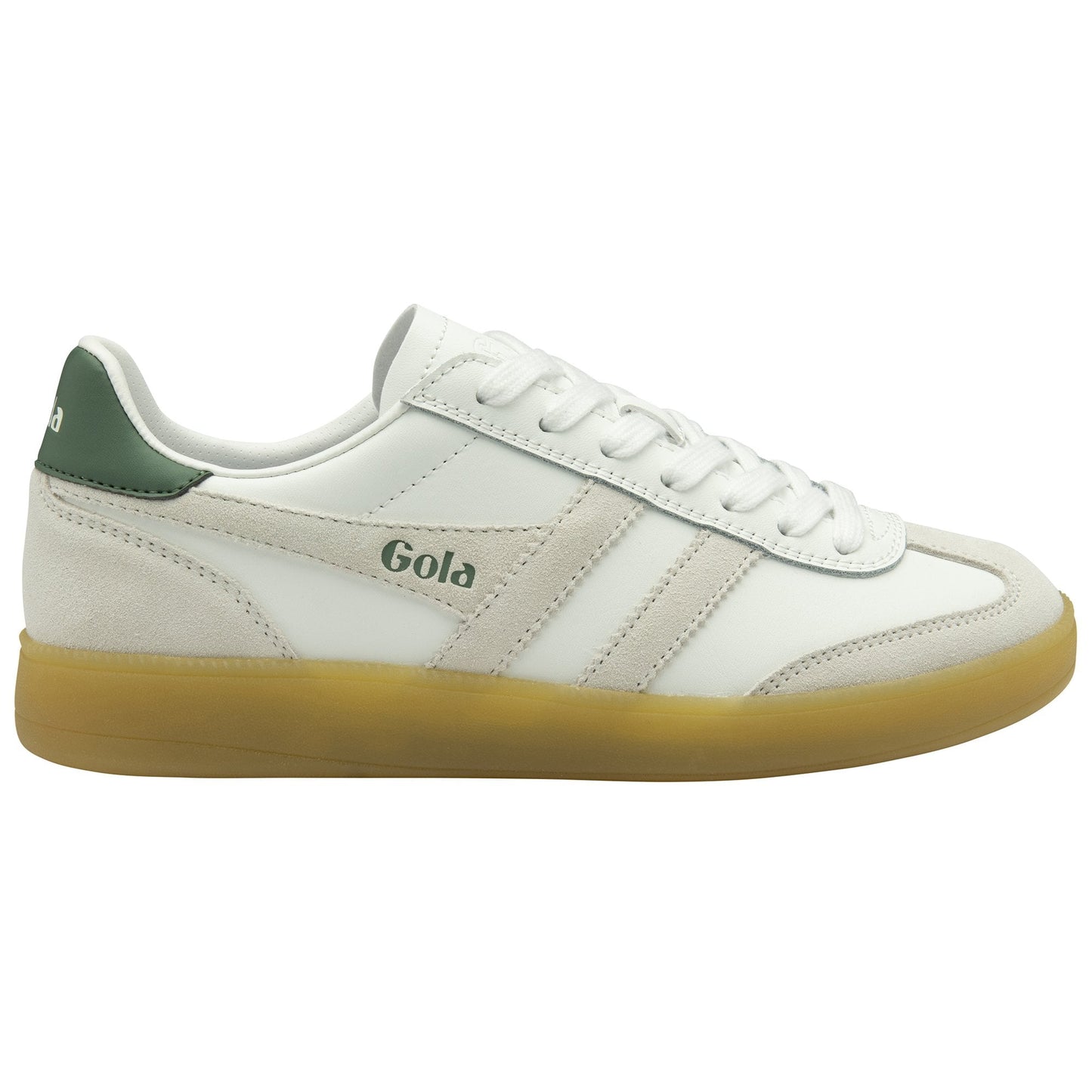 GOLA - Basket VIPER - Cuir - White/white/evergreen