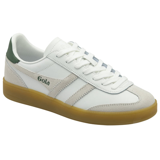 GOLA - Basket VIPER - Cuir - White/white/evergreen