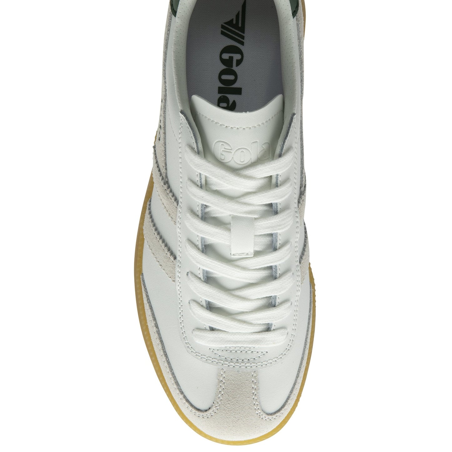 GOLA - Basket VIPER - Cuir - White/white/evergreen