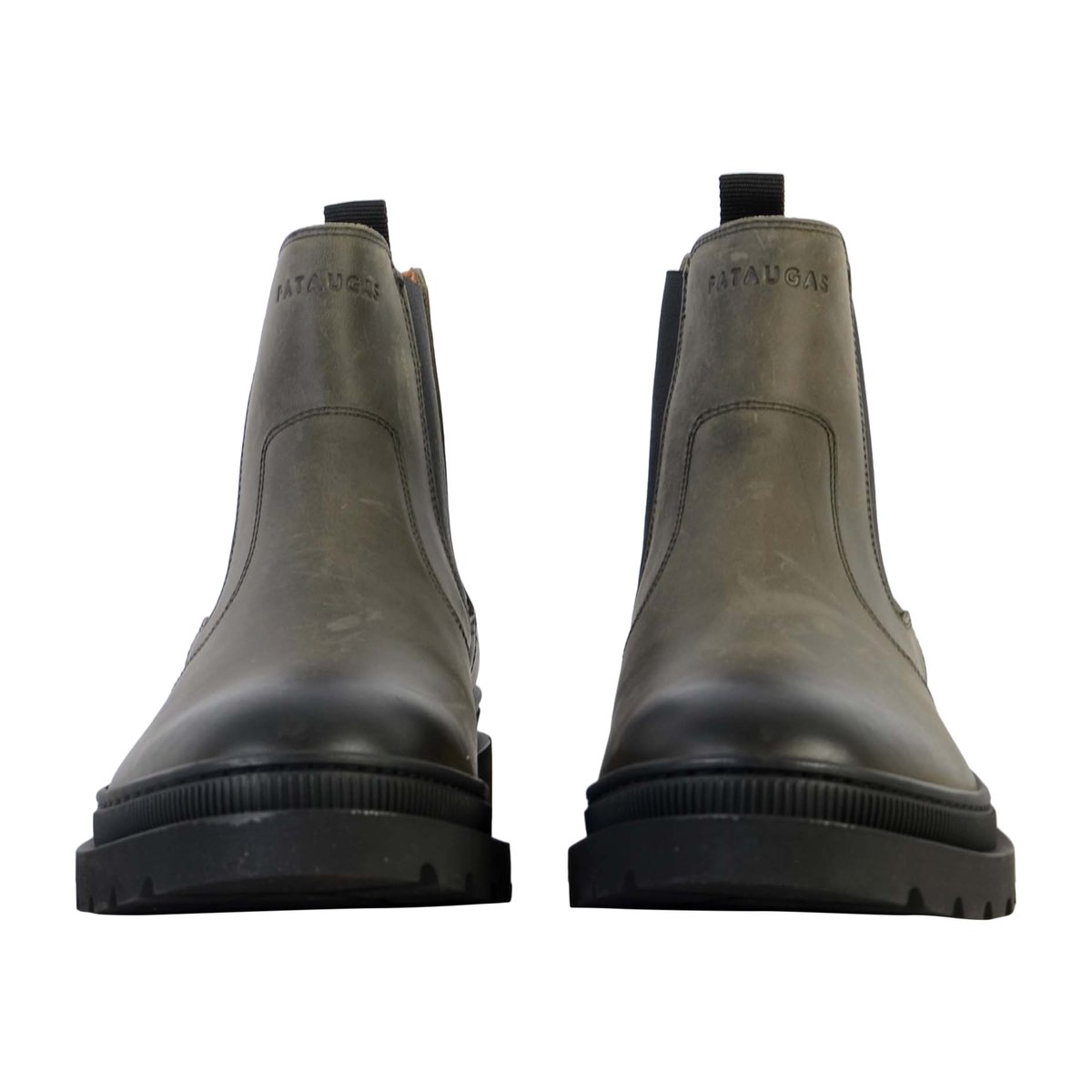 PATAUGAS - Boots VITUS - Cuir waxé - Gris