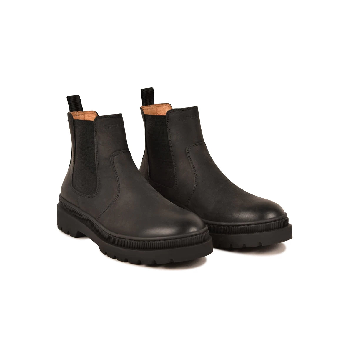 PATAUGAS - Boots VITUS - Cuir waxé - Noir