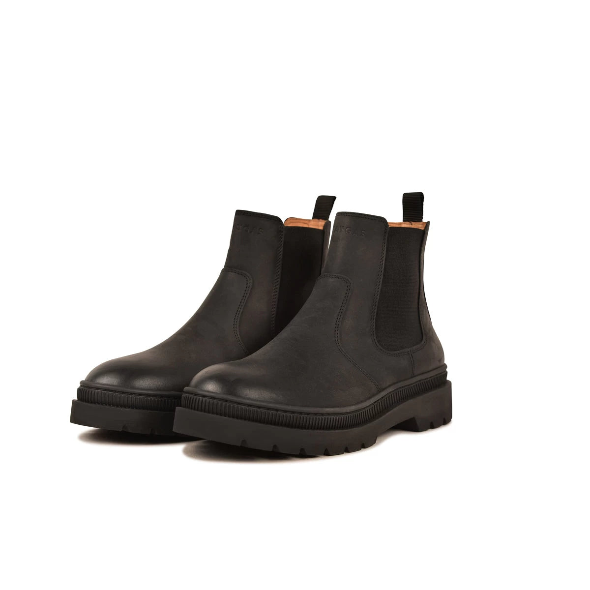 PATAUGAS - Boots VITUS - Cuir waxé - Noir