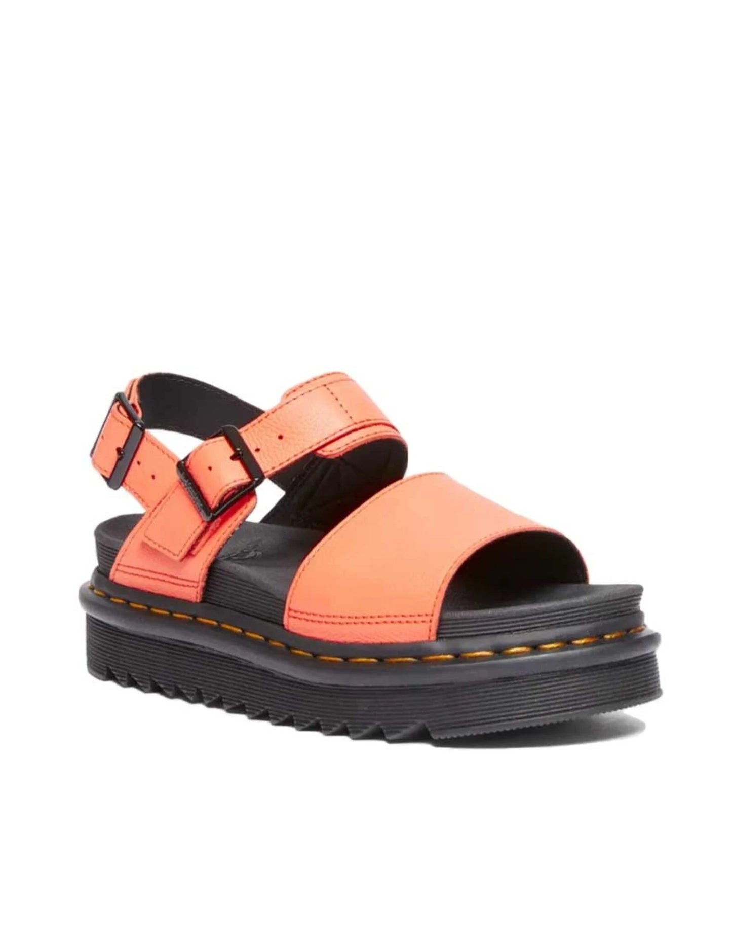 DR. MARTENS - Sandales VOSS - Cuir - Corail