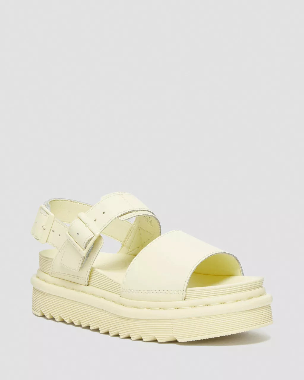 DR. MARTENS - Sandales VOSS - Cuir - Crème mono