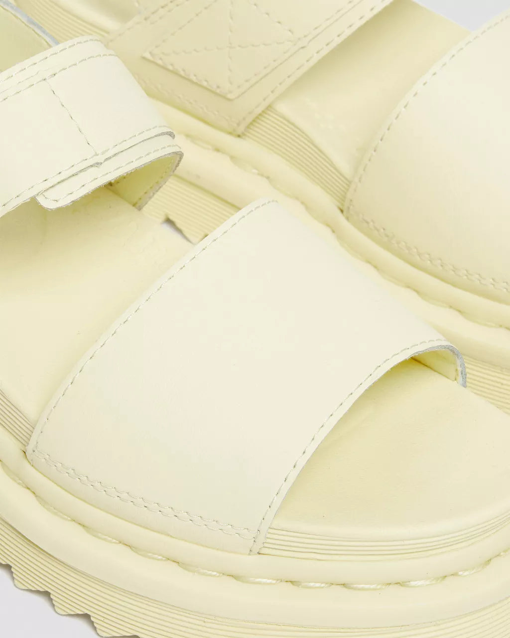 DR. MARTENS - Sandales VOSS - Cuir - Crème mono