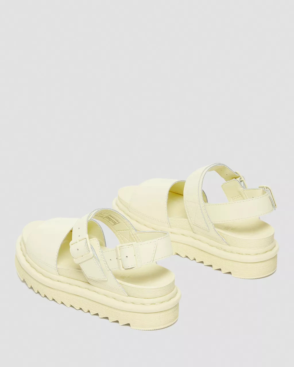 DR. MARTENS - Sandales VOSS - Cuir - Crème mono