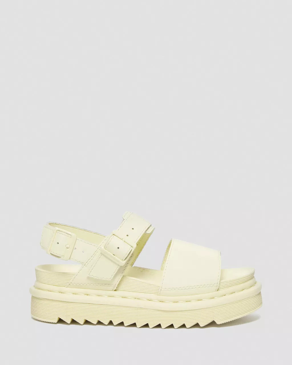 DR. MARTENS - Sandales VOSS - Cuir - Crème mono