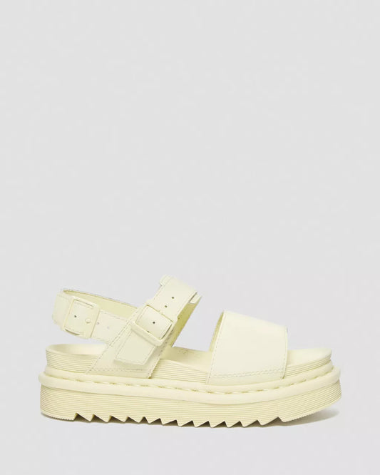 DR. MARTENS - Sandales VOSS - Cuir - Crème mono