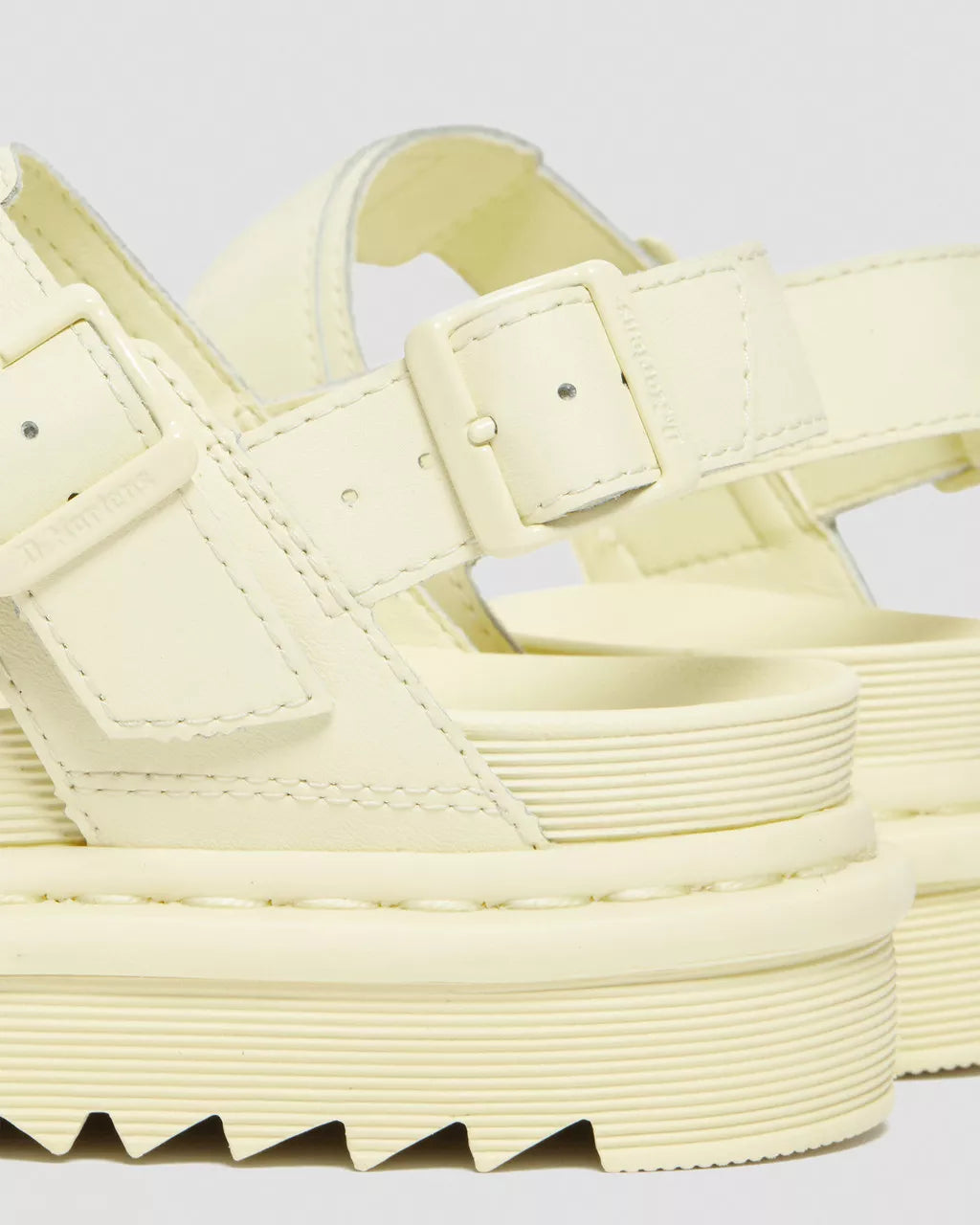 DR. MARTENS - Sandales VOSS - Cuir - Crème mono