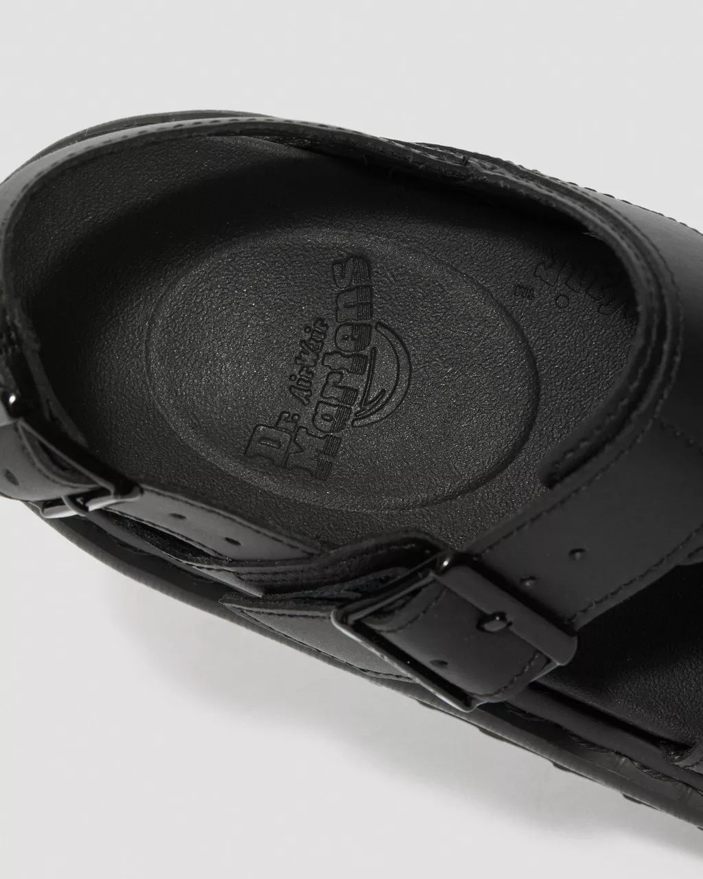 DR. MARTENS - Sandales VOSS - Cuir - Noir mono