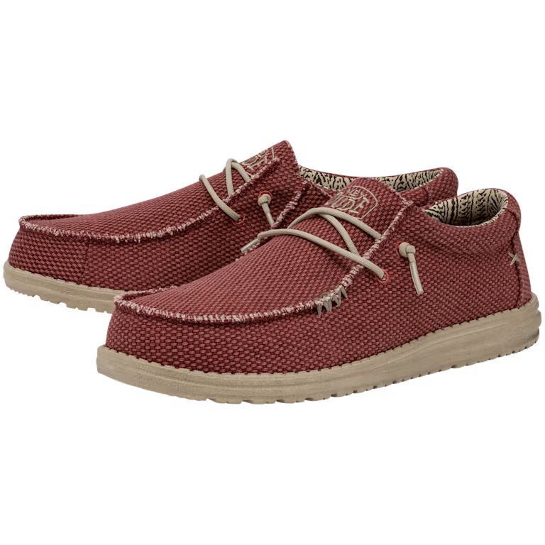HEY DUDE - Sneaker WALLY BRAIDED - Pompeian Red