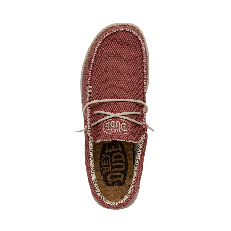 HEY DUDE - Sneaker WALLY BRAIDED - Pompeian Red