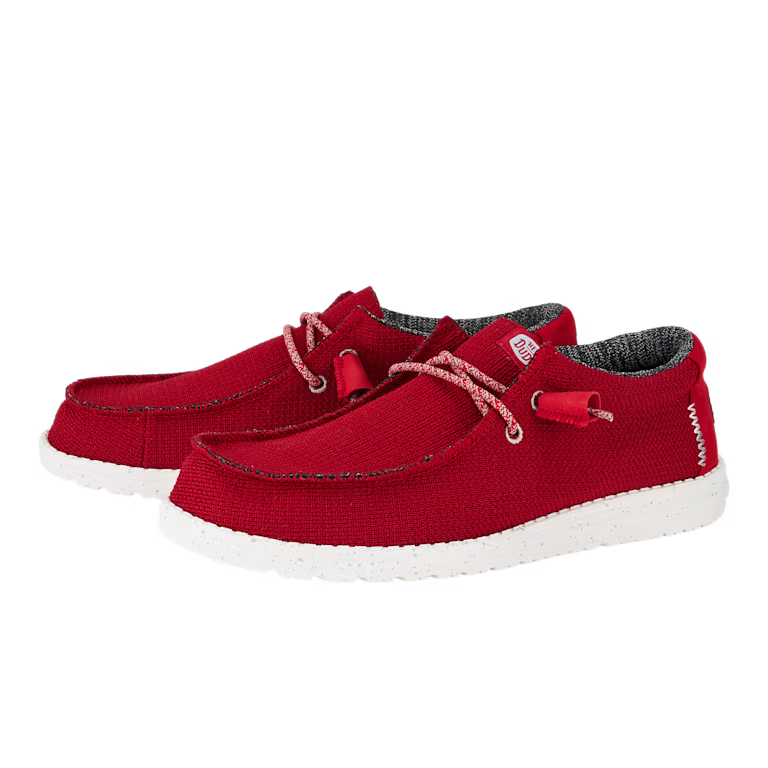 HEY DUDE - Sneaker WALLY SPORT MESH - Dark red