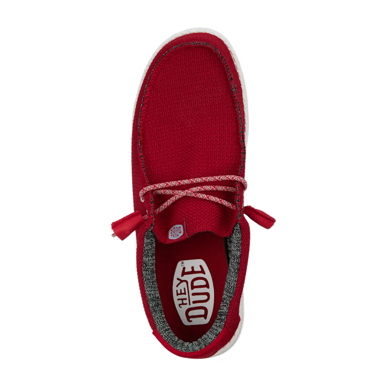 HEY DUDE - Sneaker WALLY SPORT MESH - Dark red