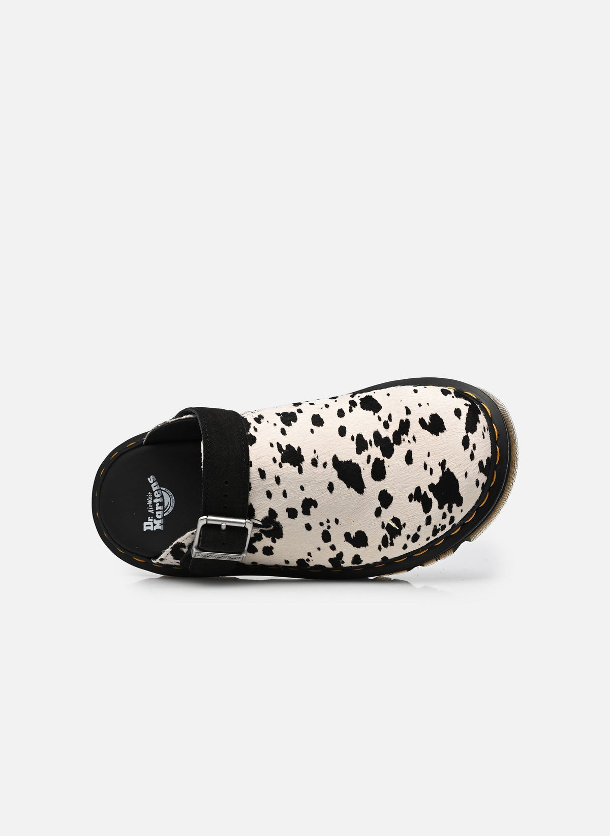 DR. MARTENS - Mule ZEBZAG - Suede - Dalmatian