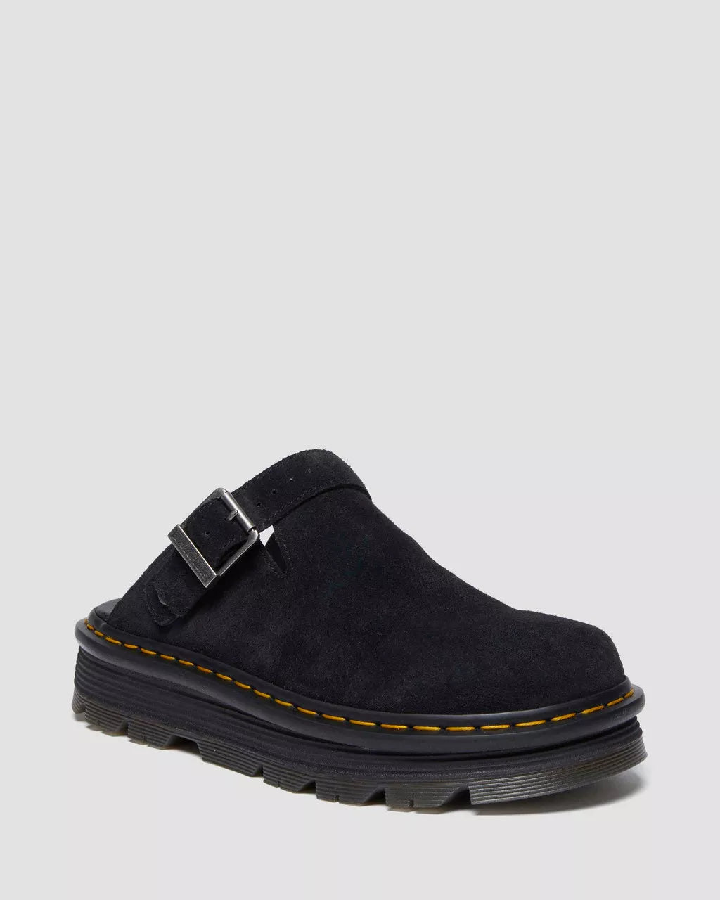 DR. MARTENS - Mule ZEBZAG - Suede - Noir
