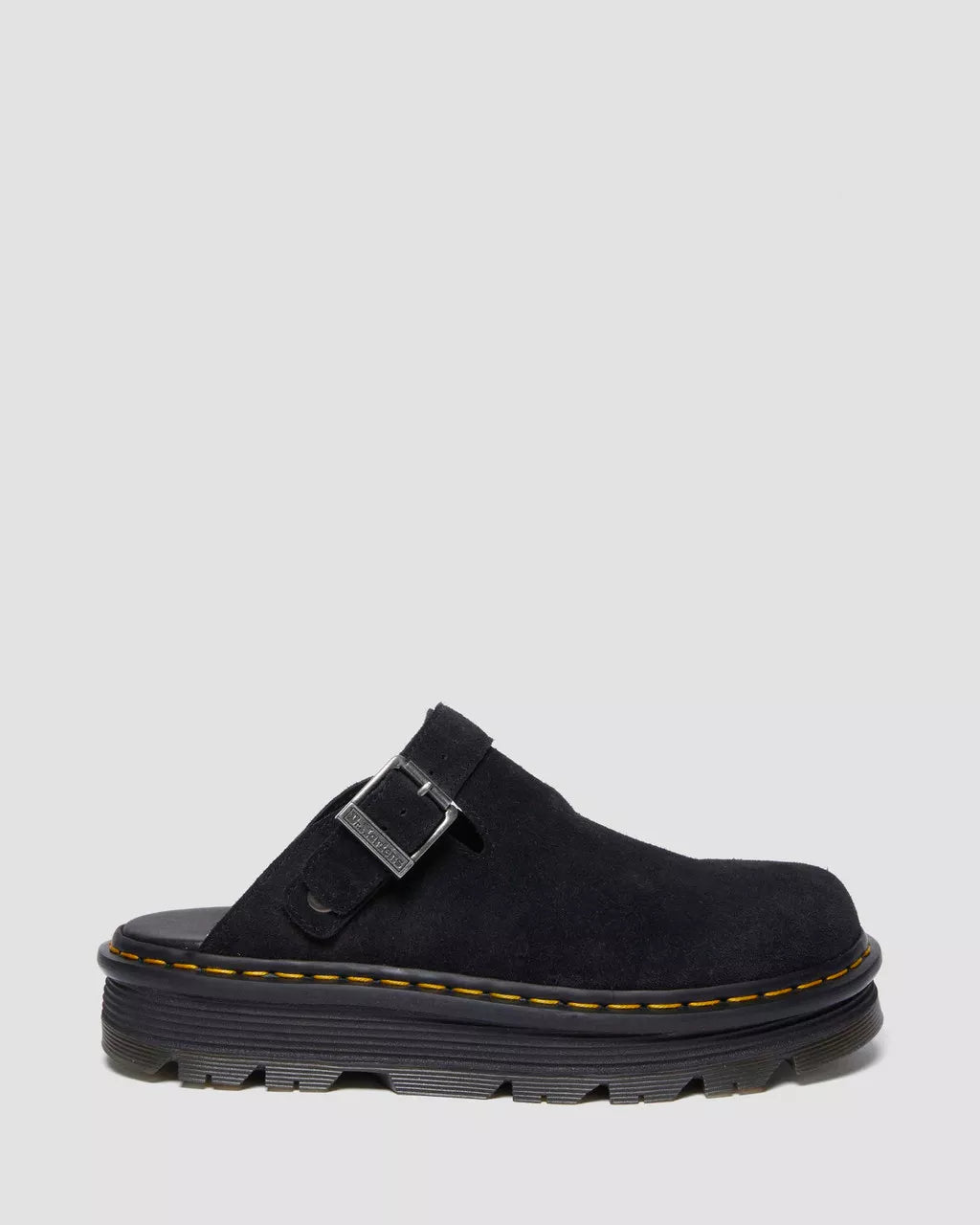 DR. MARTENS - Mule ZEBZAG - Suede - Noir