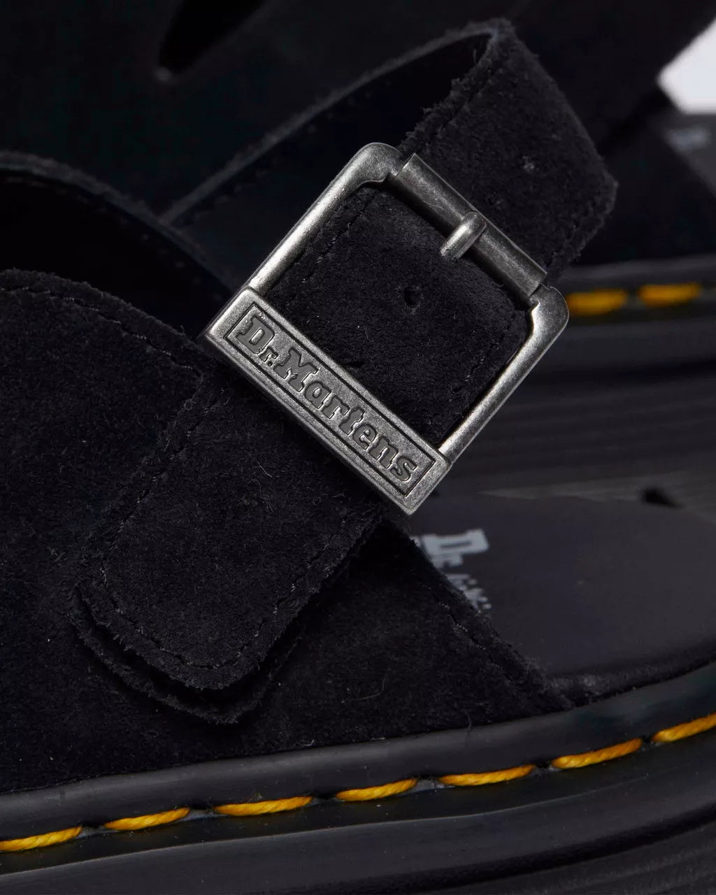 DR. MARTENS - Mule ZEBZAG - Suede - Noir