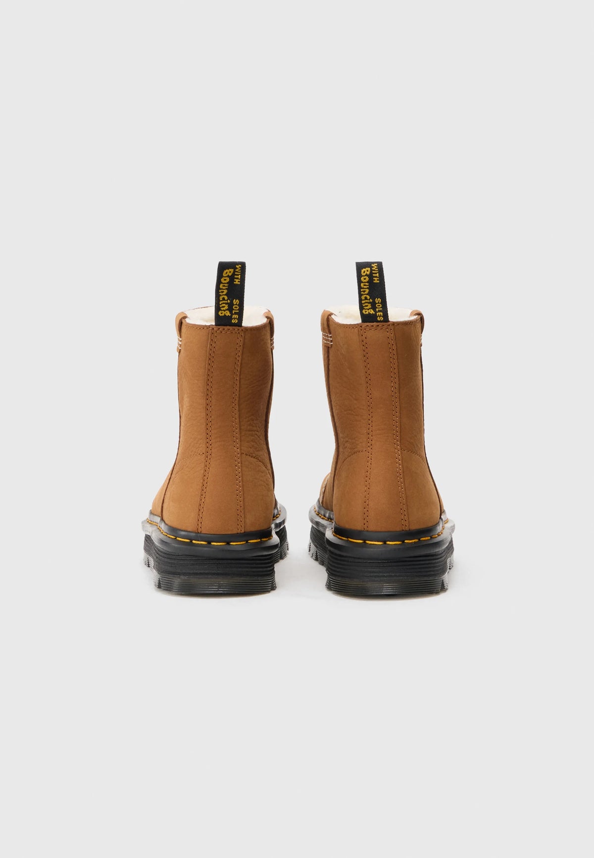 DR. MARTENS - Boots ZEBZAG RIGGER - Marron désert