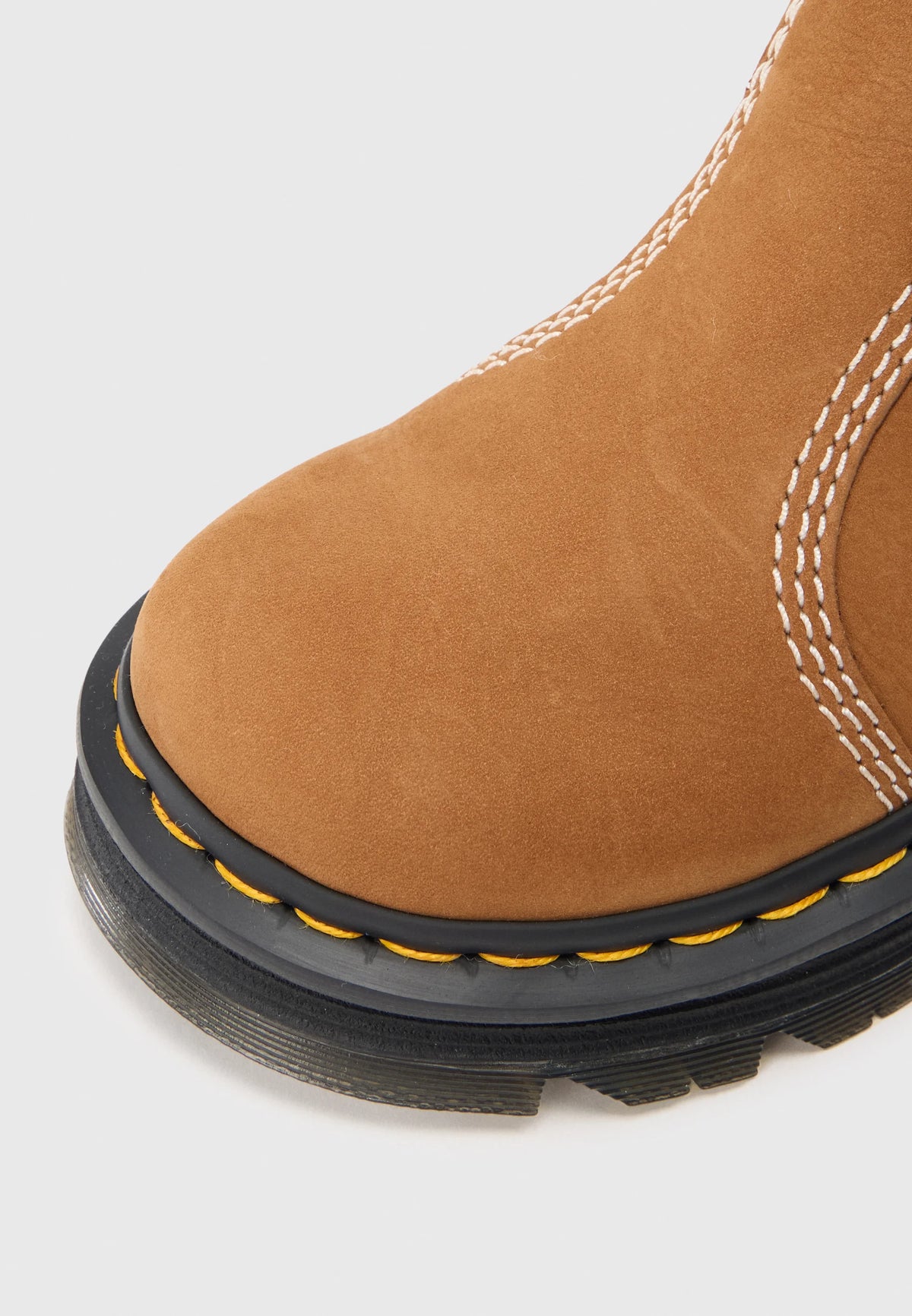 DR. MARTENS - Boots ZEBZAG RIGGER - Marron désert