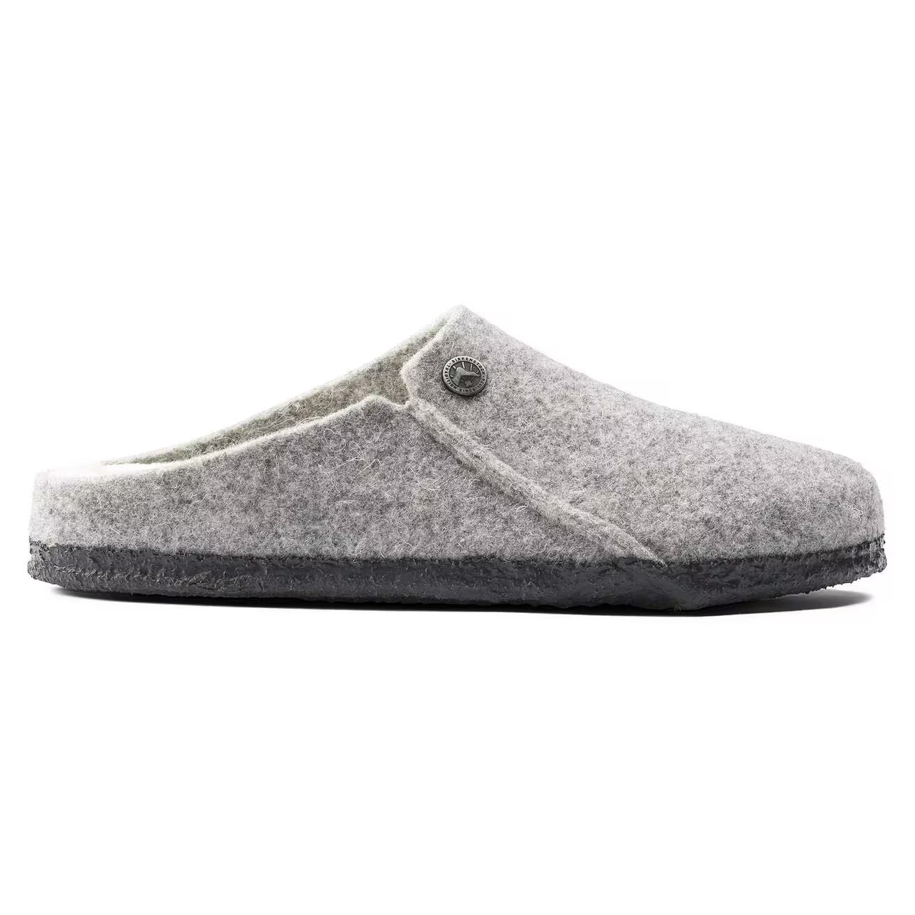 BIRKENSTOCK - Pantoufle ZERMATT fourrée - Gris clair
