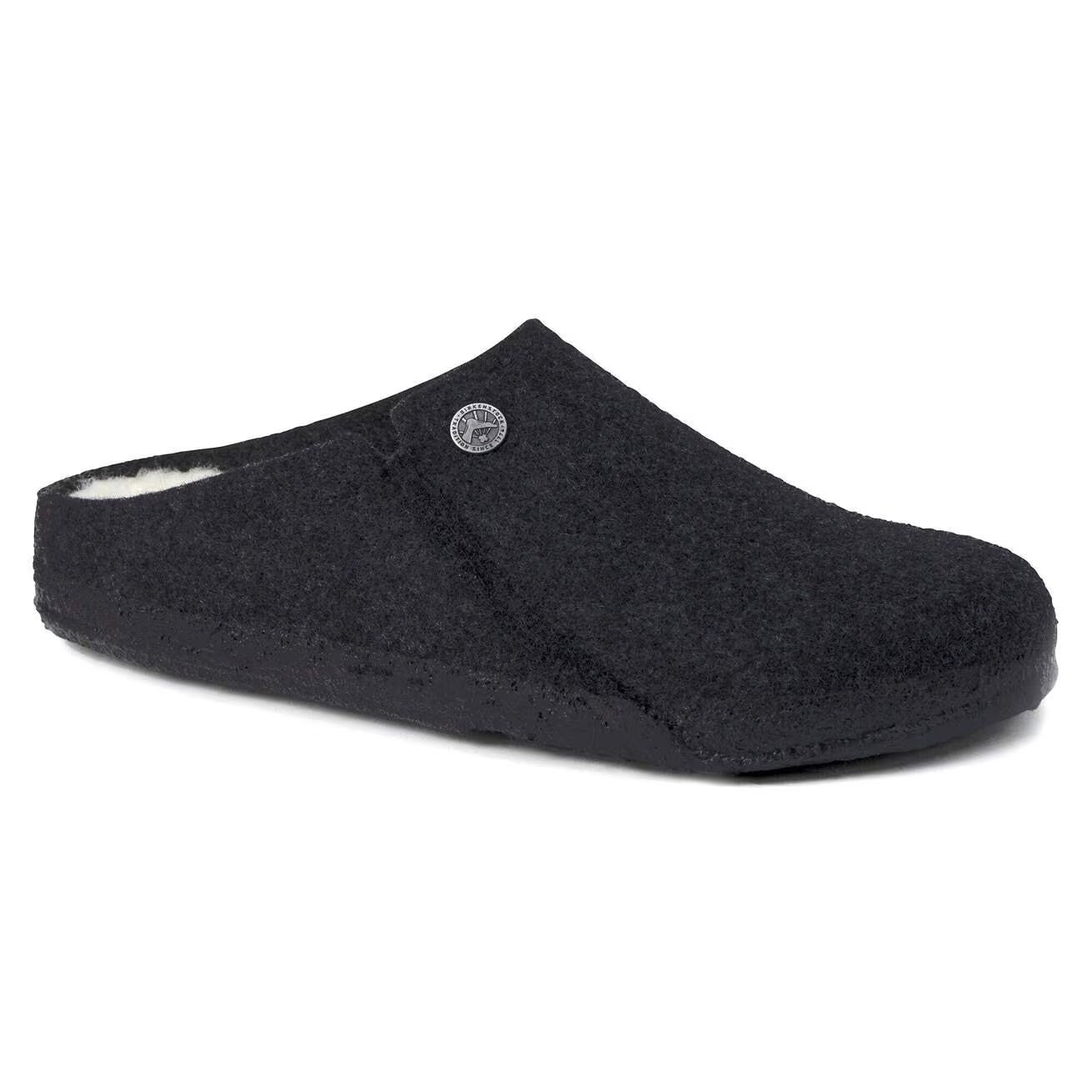 BIRKENSTOCK - Pantoufle fourrée ZERMATT - Feutre de laine - Anthracite
