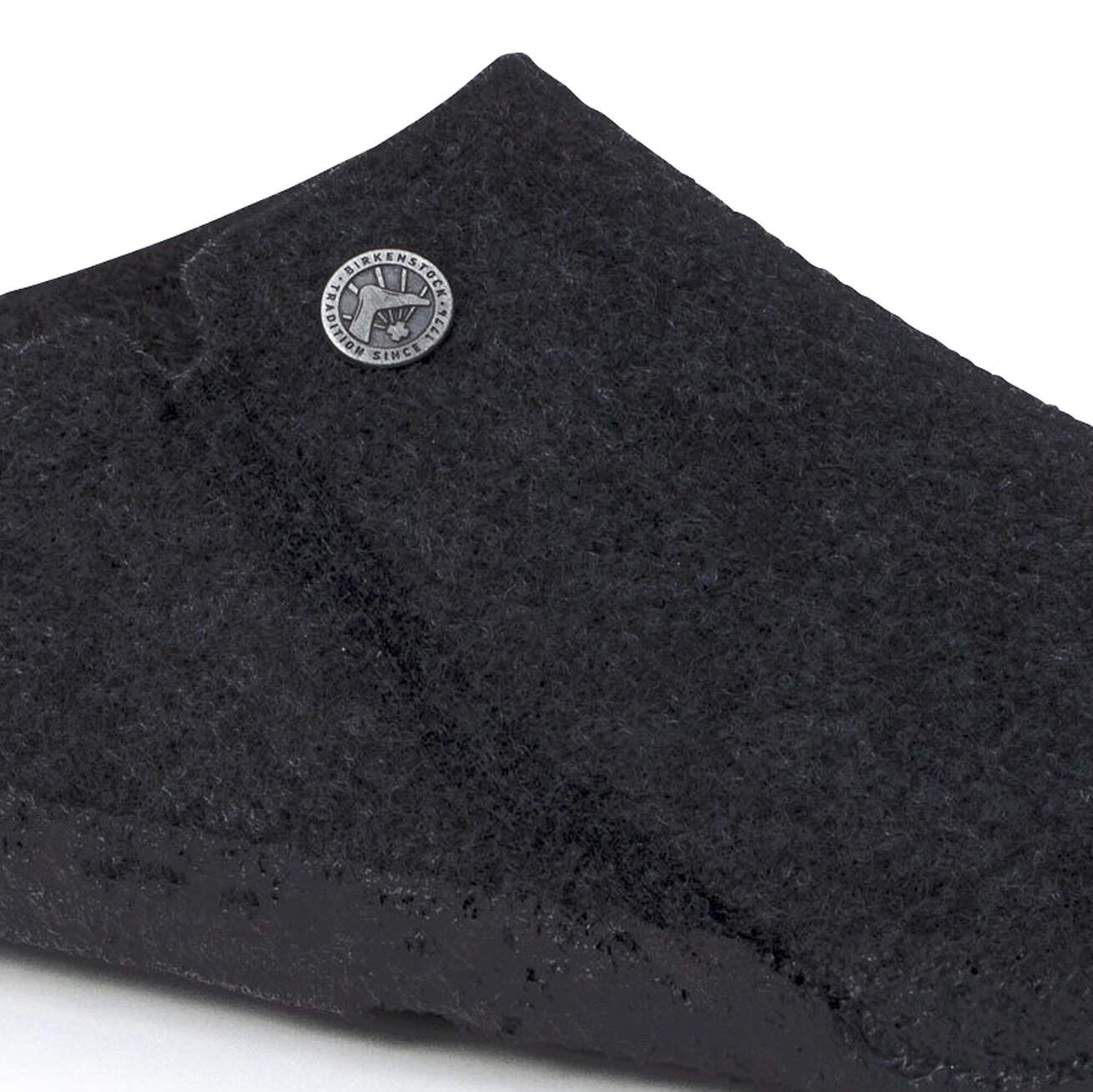 BIRKENSTOCK - Pantoufle fourrée ZERMATT - Feutre de laine - Anthracite