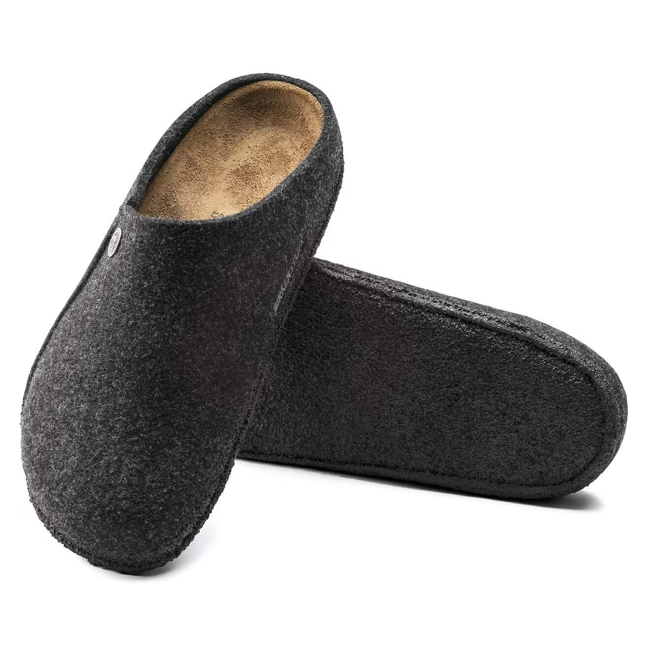 BIRKENSTOCK - Pantoufle ZERMATT - Feutre de laine - Anthracite
