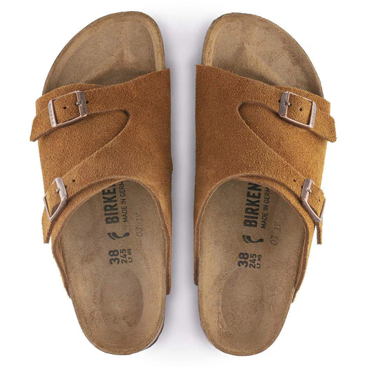 BIRKENSTOCK - Mule ZURICH Suède - Mink