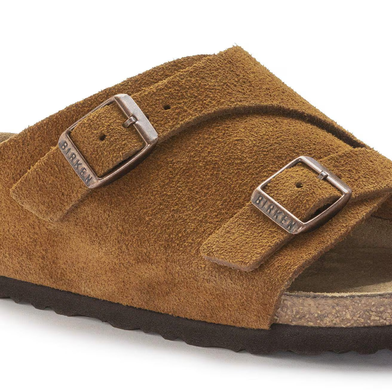 BIRKENSTOCK - Mule ZURICH Suède - Mink