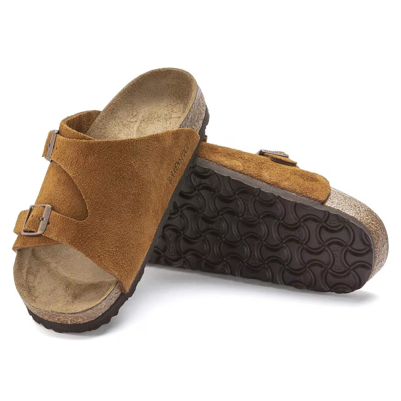 BIRKENSTOCK - Mule ZURICH Suède - Mink