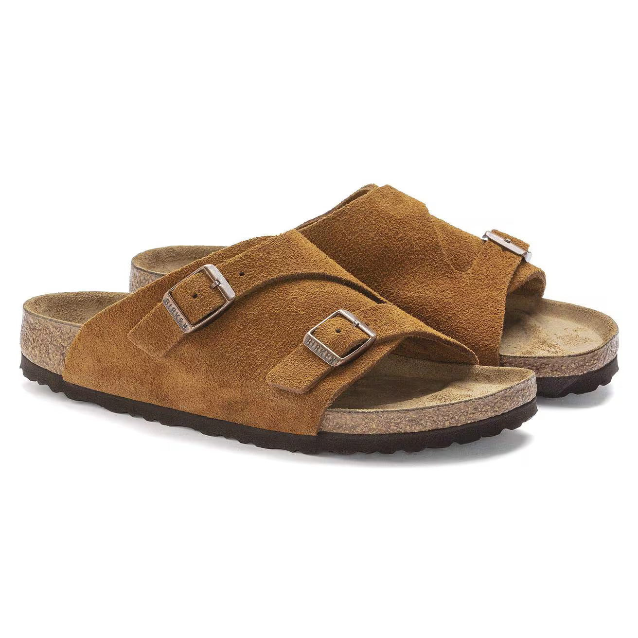 BIRKENSTOCK - Mule ZURICH Suède - Mink