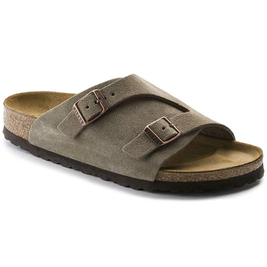 BIRKENSTOCK - Mule ZURICH - Suède - Taupe
