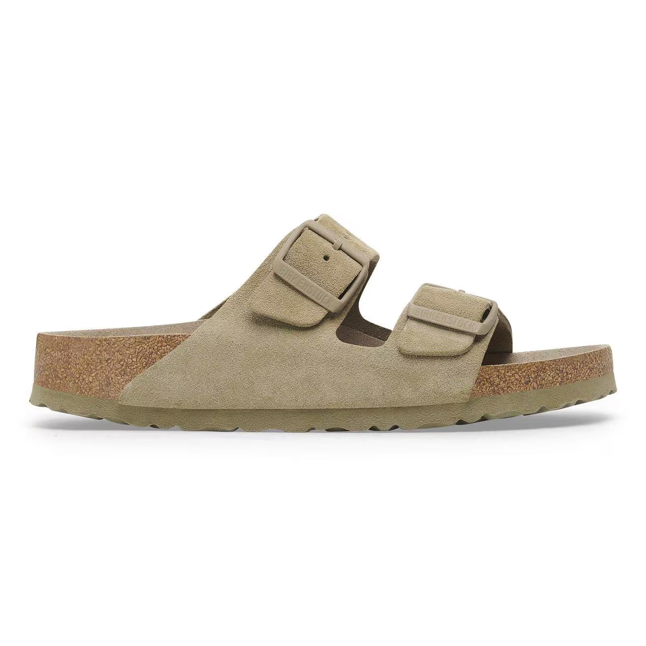 BIRKENSTOCK - Sandale ARIZONA - Suède - Lit de pied souple - Khaki