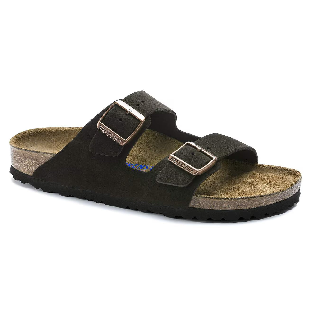 BIRKENSTOCK - Sandale ARIZONA Suède - Lit de pied souple - Mocca