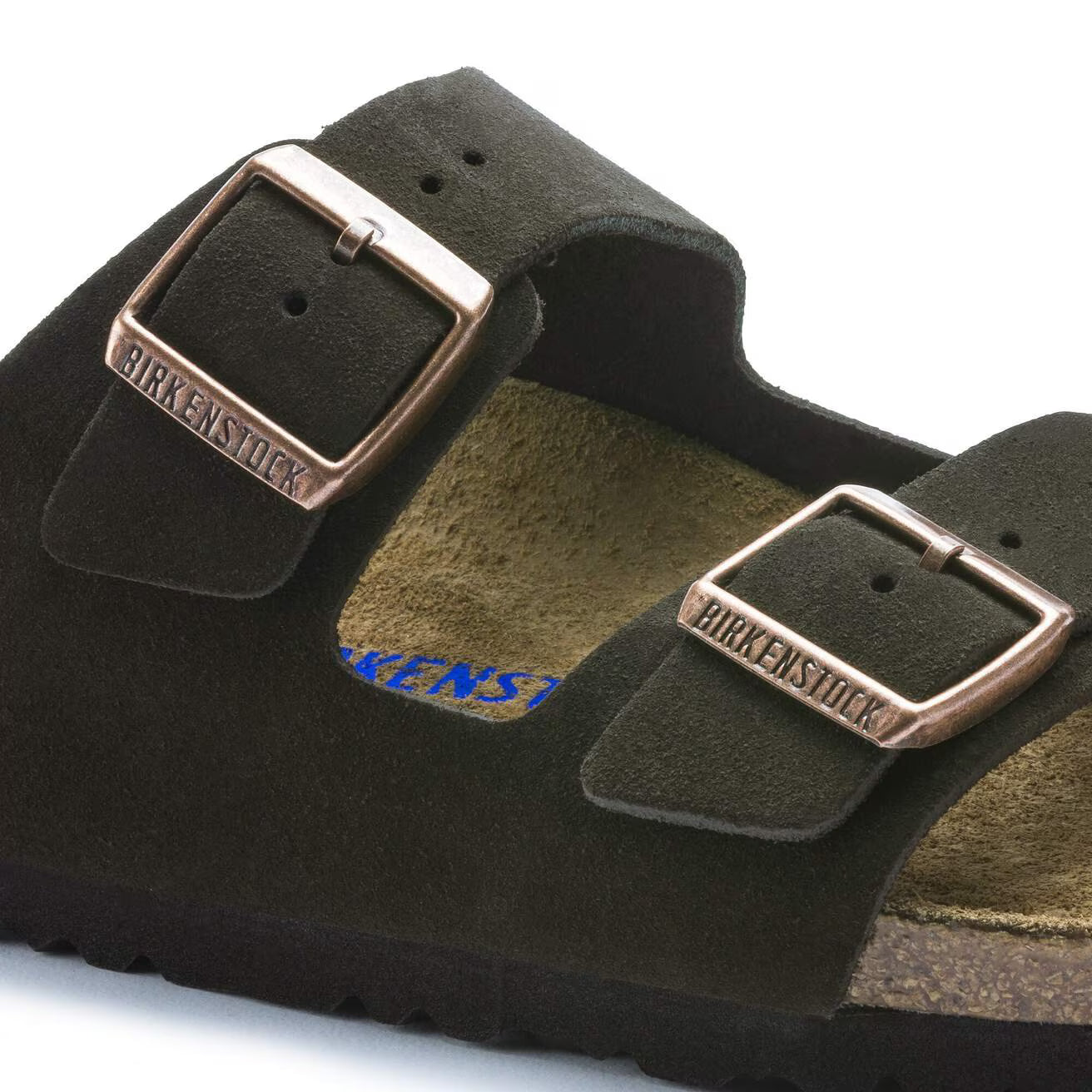 BIRKENSTOCK - Sandale ARIZONA Suède - Lit de pied souple - Mocca