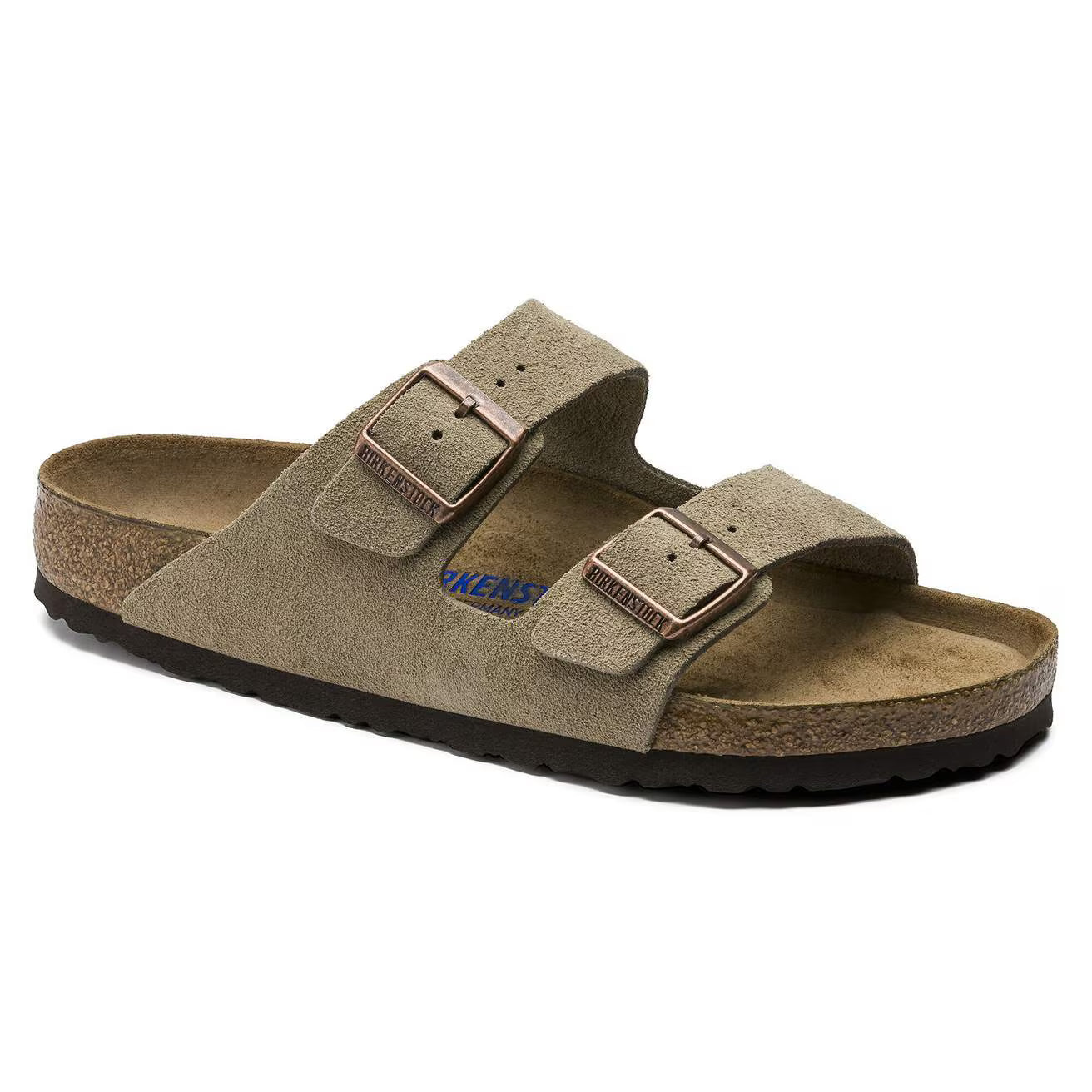 BIRKENSTOCK - Sandale ARIZONA Suédé - Lit de pied souple - Taupe