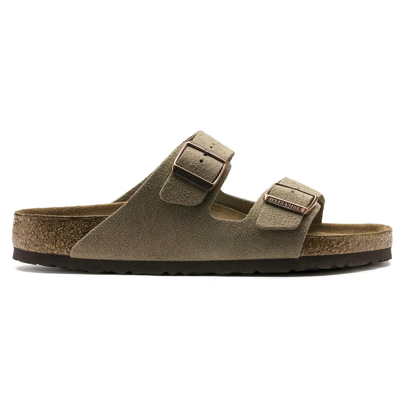 BIRKENSTOCK - Sandale ARIZONA Suédé - Lit de pied souple - Taupe