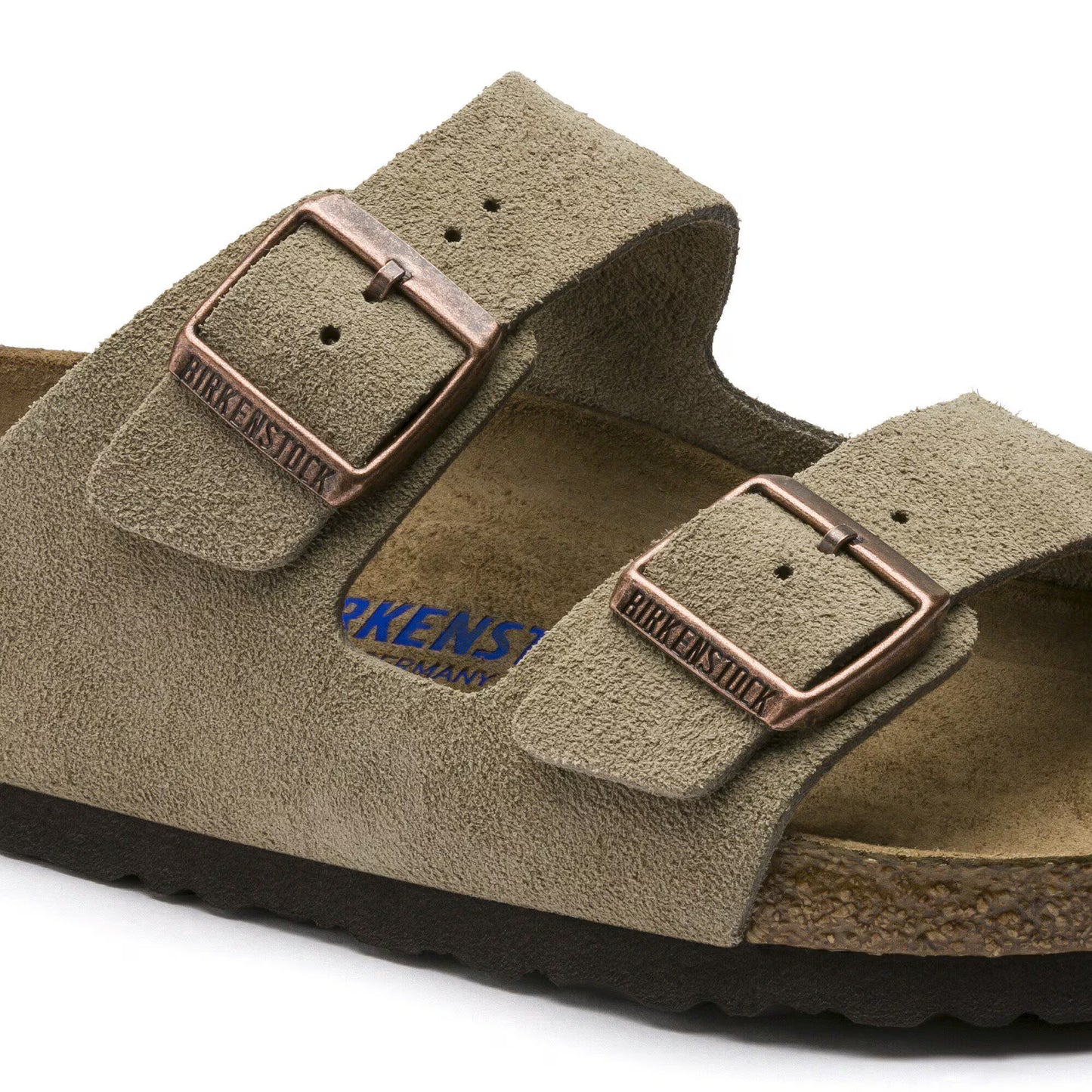 BIRKENSTOCK - Sandale ARIZONA Suédé - Lit de pied souple - Taupe