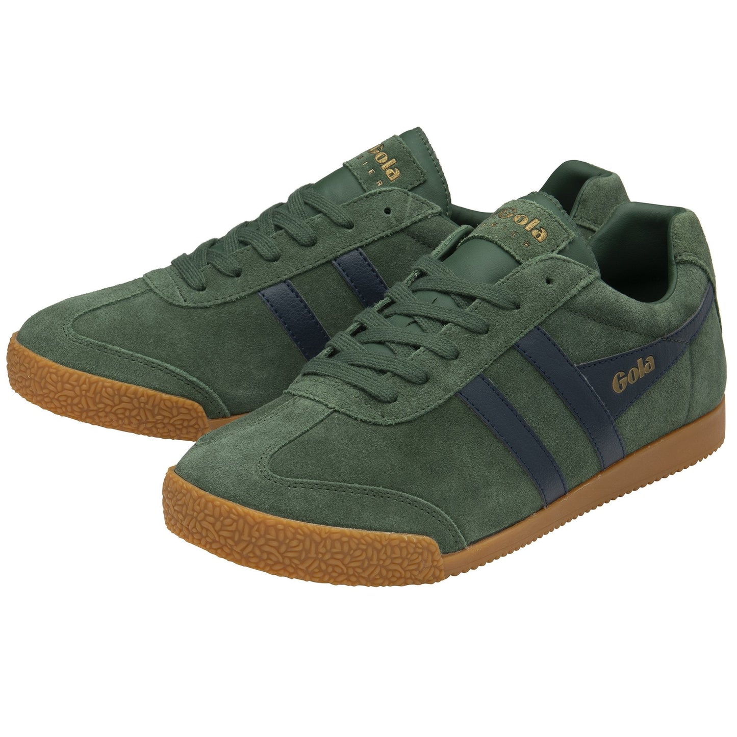 GOLA - Basket HARRIER - Daim - Evergreen/Navy