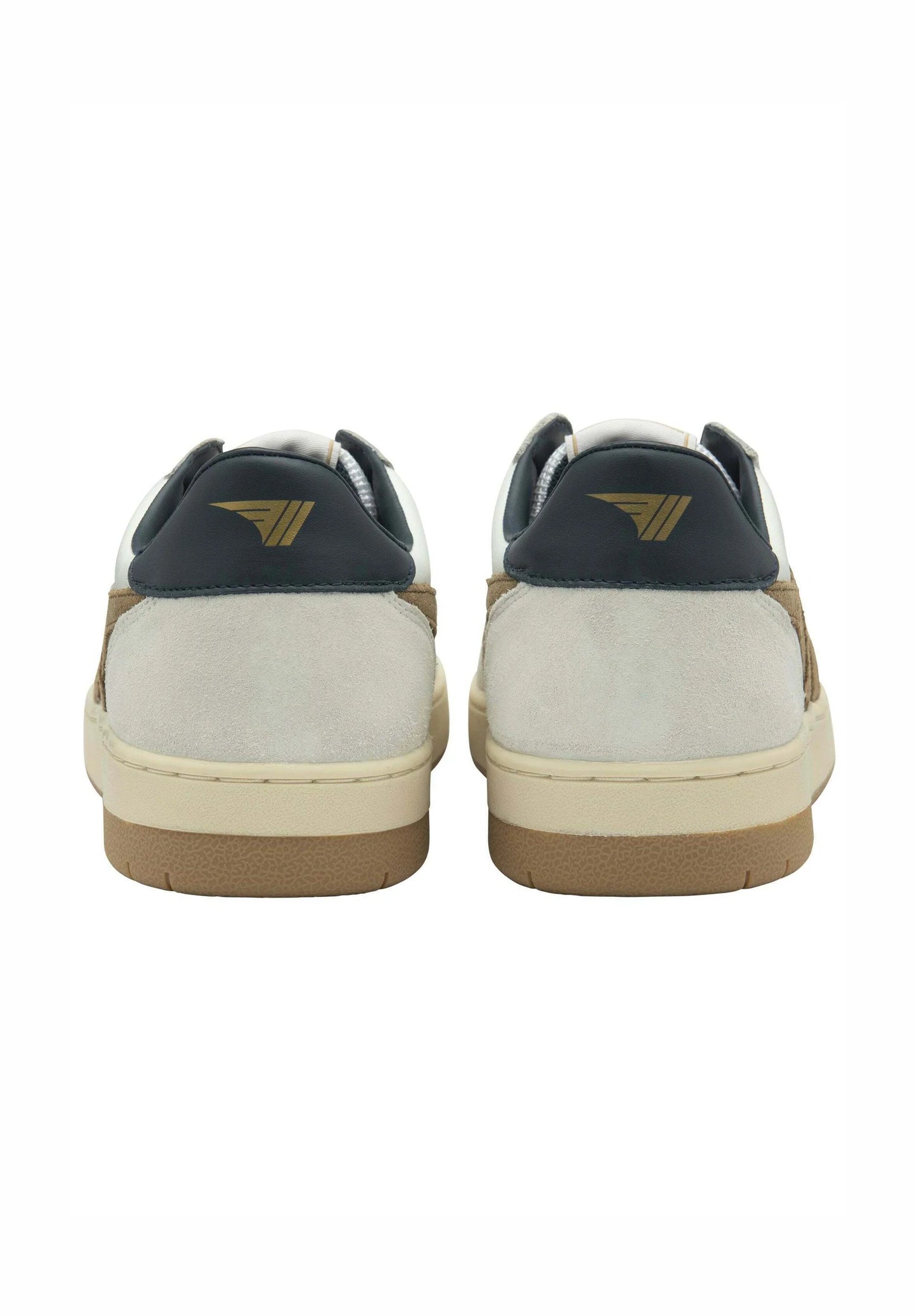 GOLA - Basket HAWK - Cuir - White/Tobacco/Navy