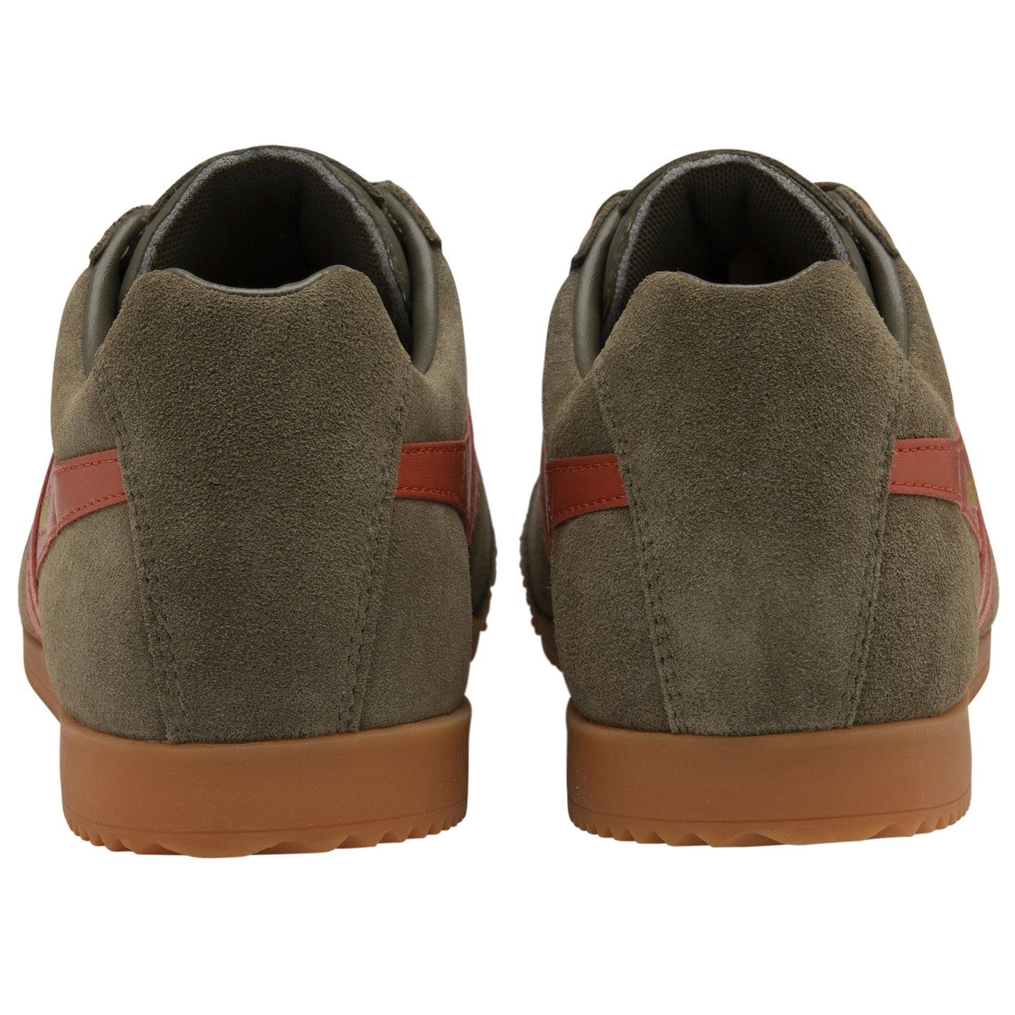 GOLA - Basket HARRIER - Daim - Kaki/Orange spice