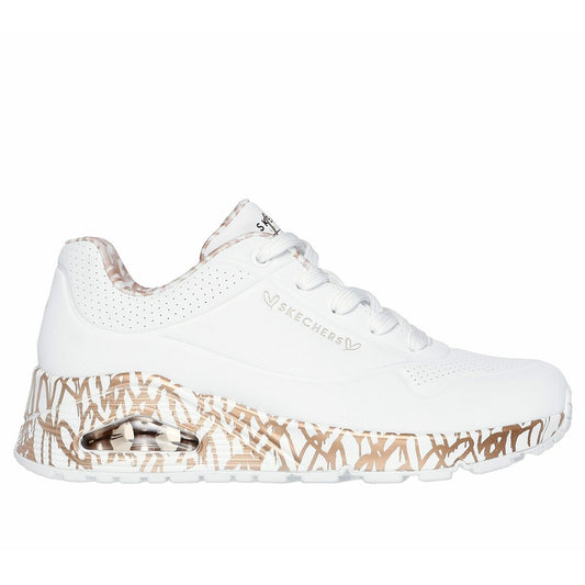 SKECHERS - Basket LOVING LOVE - White/rose gold