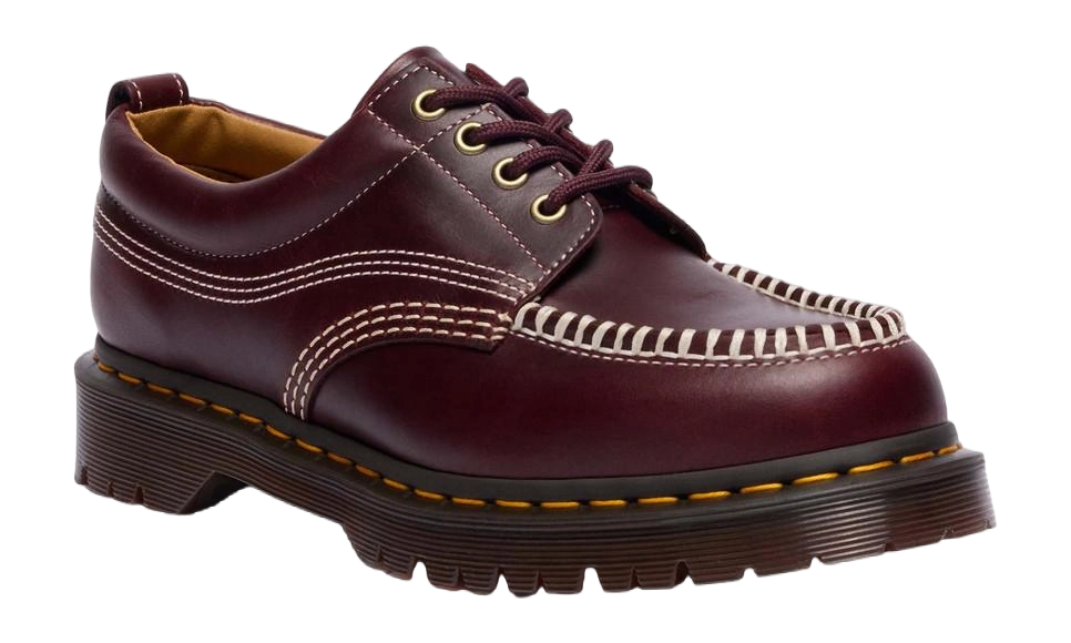 DR. MARTENS - Chaussures à lacets LOWELL - Cherry red