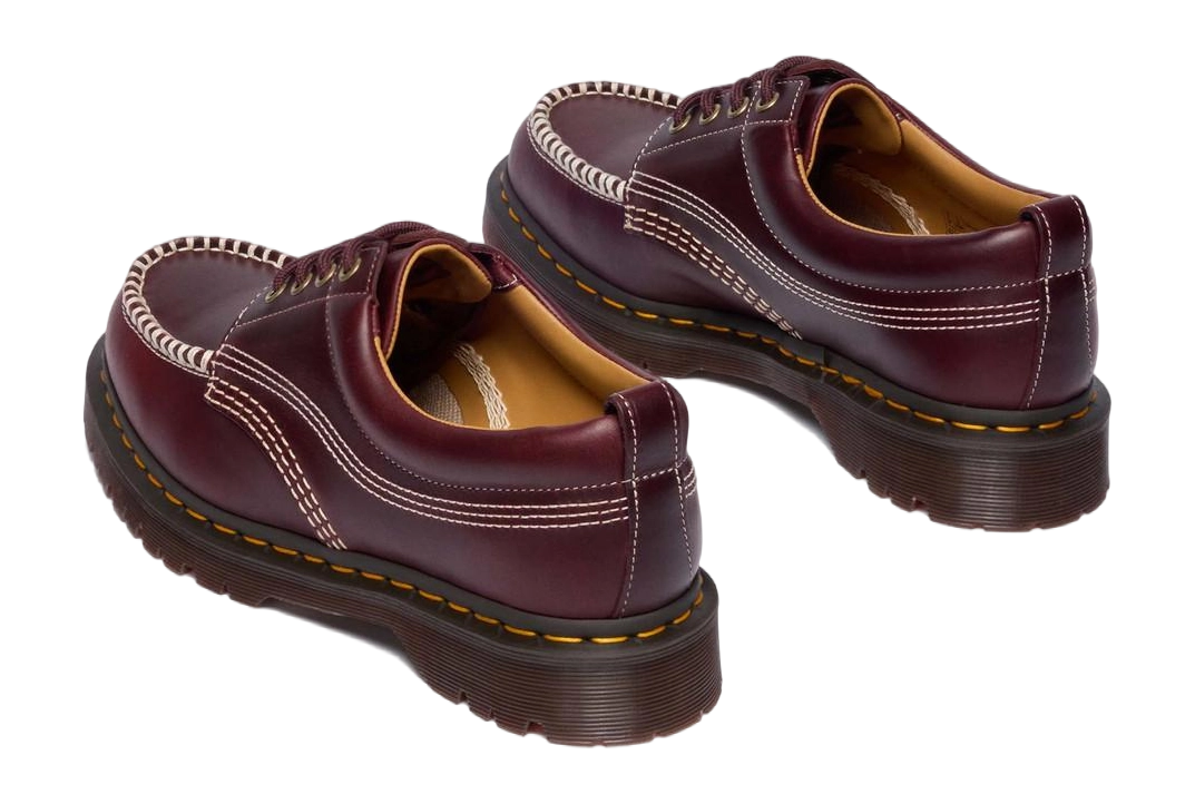 DR. MARTENS - Chaussures à lacets LOWELL - Cherry red