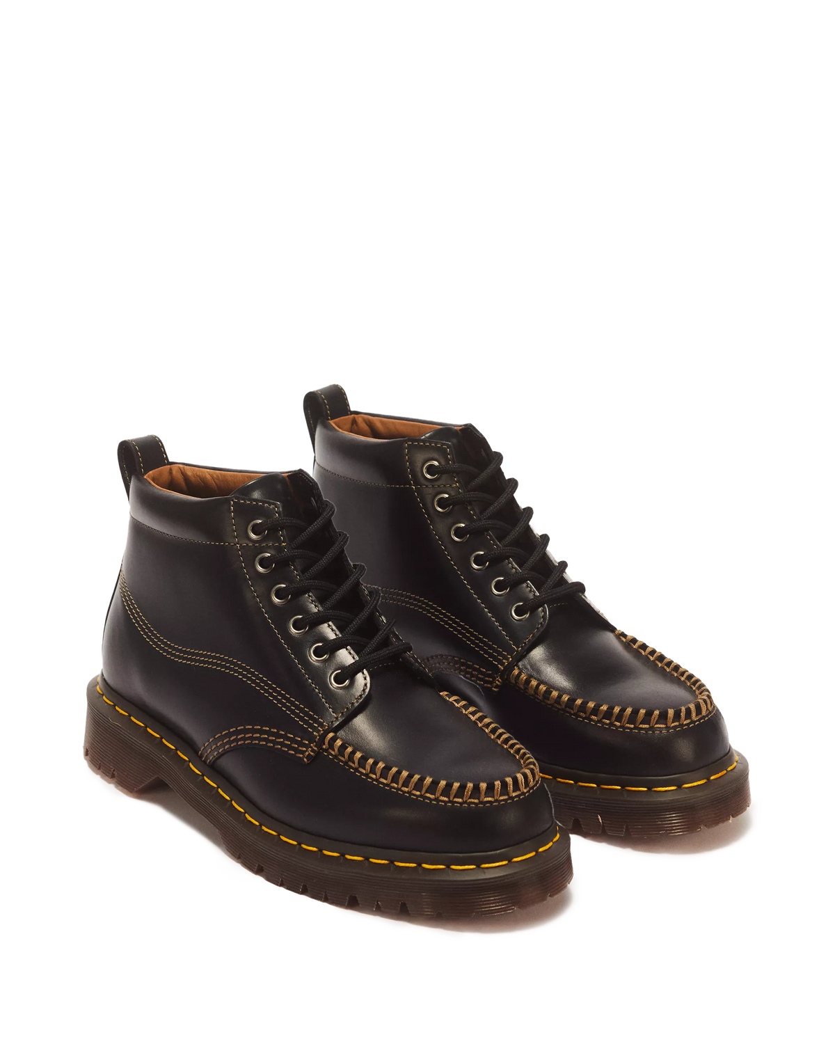 DR. MARTENS - Chaussures à lacets LOWELL CHUKKA - Noir