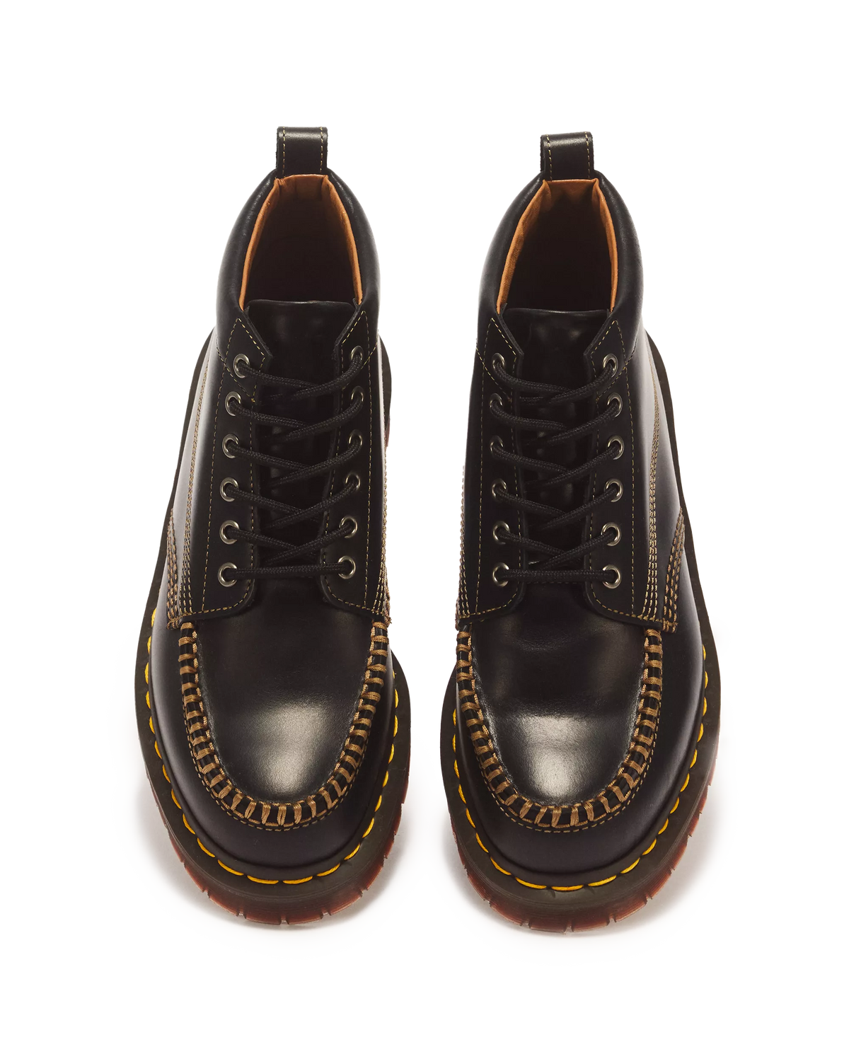 DR. MARTENS - Chaussures à lacets LOWELL CHUKKA - Noir