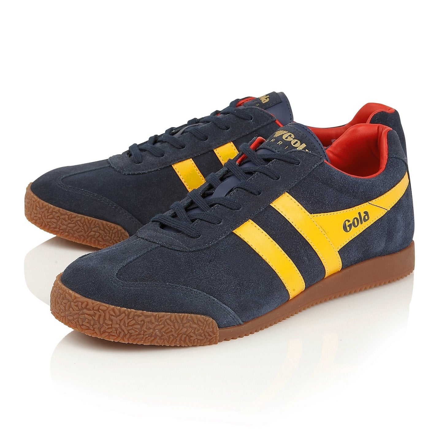 GOLA - Basket HARRIER - Daim - Navy/Sun/Red
