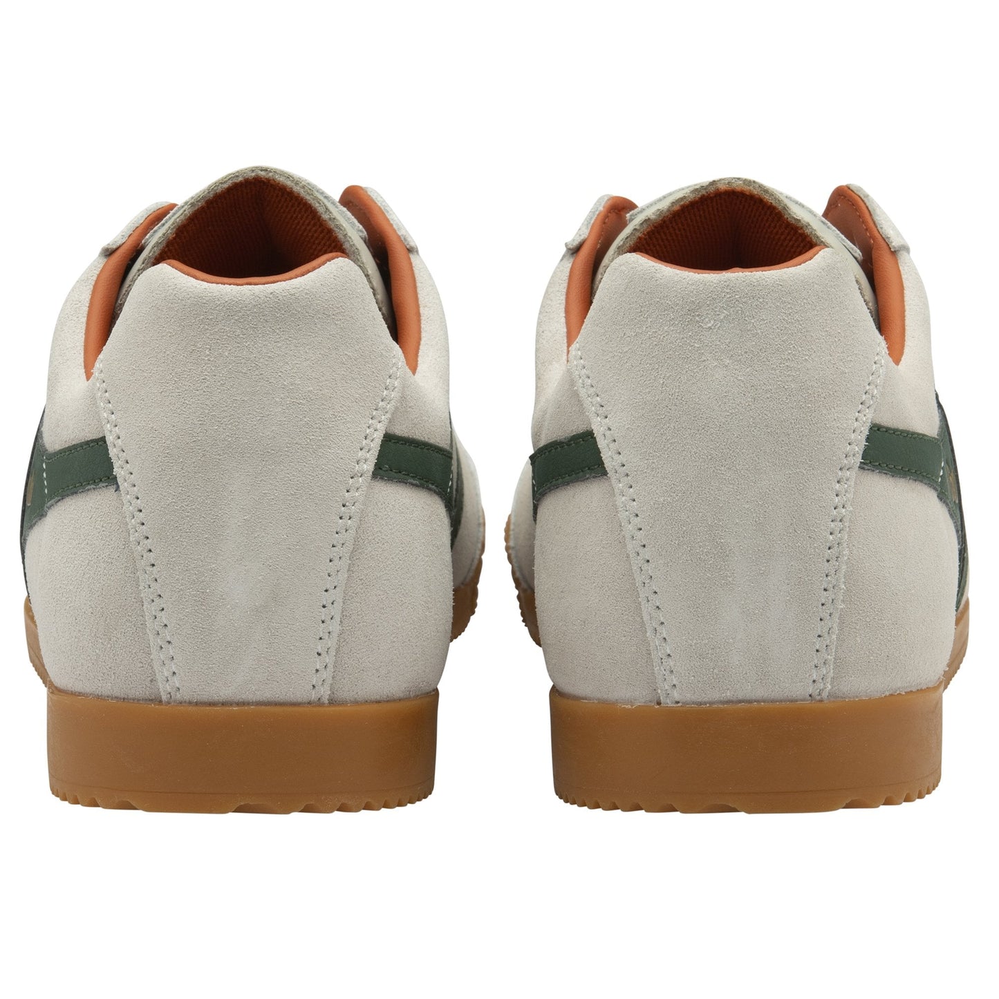 GOLA - Basket HARRIER - Daim - Off white/Evergreen/Moody orange
