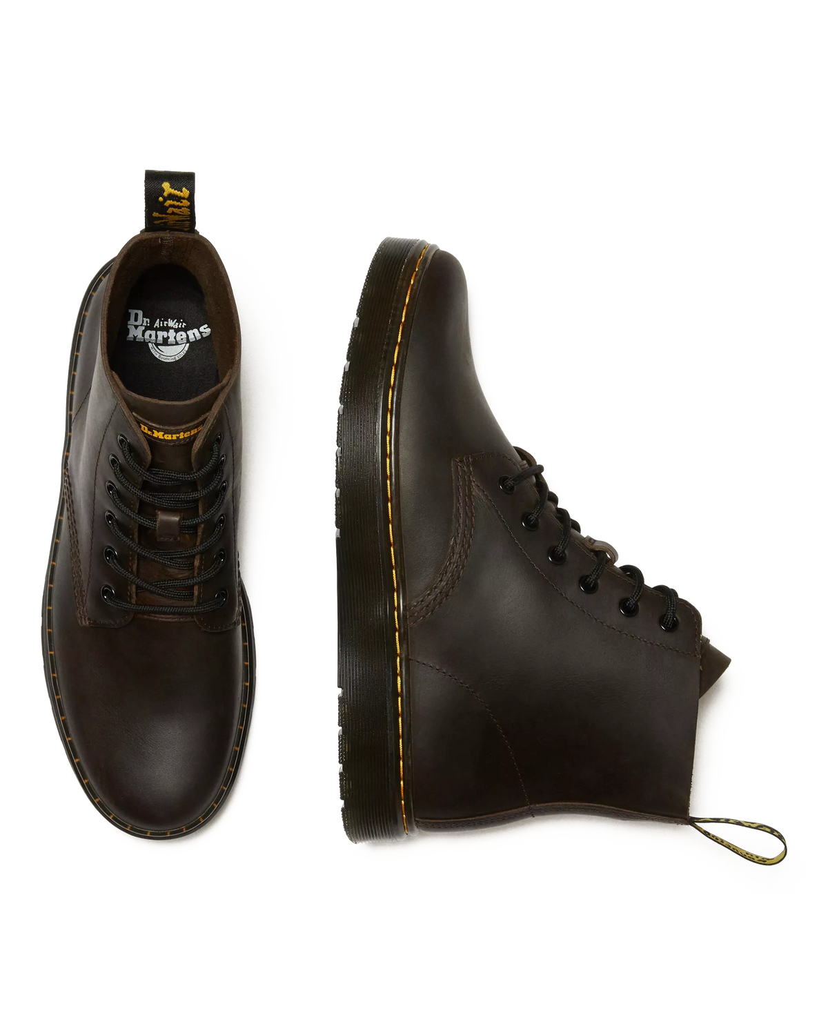 DR. MARTENS - Bottines THURSTON CHUKKA - Crazy Horse - Marron
